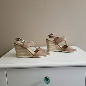 Franco Sarto Tan Wedges